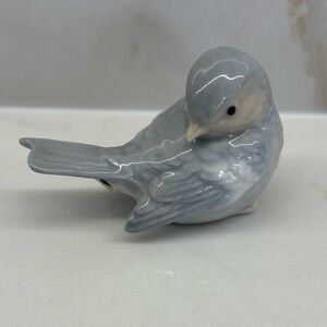 Vintage Otagiri Porcelain Blue Bird Porcelain Figurine Gloss Finish